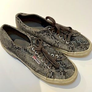 Superga Python Sneakers